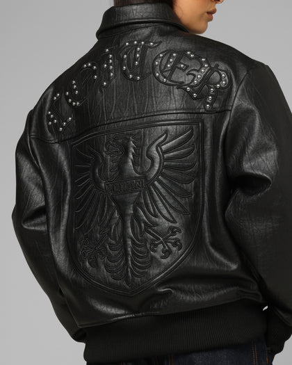 Loiter Imperial Vegan Leather Jacket Black