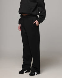 American Thrift Women's Straight Leg Trackpants Black
