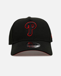 New Era Philadelphia Phillies 'Easy Black And Scarlet' 9FORTY A-Frame Snapback Black/Scarlet