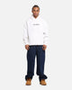 Saint Morta Weiry Hearts Boxy Hoodie White