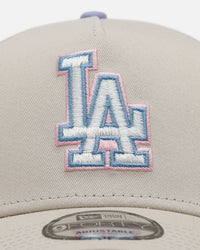New Era Los Angeles Dodgers 'Pastel 2.0' 9FORTY A-Frame Snapback Stone