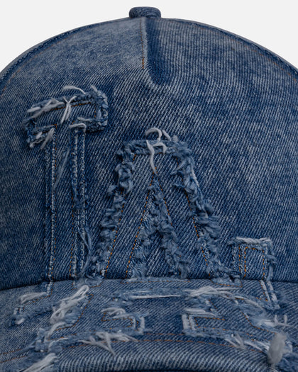 New Era Los Angeles Dodgers 'Denim Over' 9FORTY A-Frame Strapback Denim