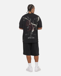 Saint Morta Spirit Level Boxy T-Shirt Washed Black