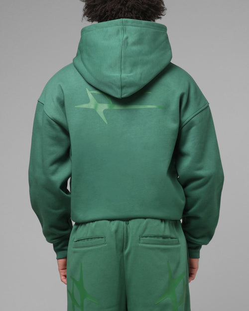 Loiter Ultra Hybrid Zip Hoodie Green