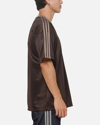 Adidas Jacquard Jersey T-Shirt Coffee