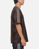 Adidas Jacquard Jersey T-Shirt Coffee