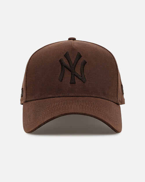 New Era New York Yankees 'Waxed Canvas QS' 59FORTY A-Frame Fitted Brown