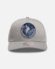 Mitchell & Ness Minnesota Timberwolves 'Upside Down Logo' Pro Pinch Snapback Grey