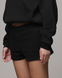 American Thrift Women's Fleece Shorts Black