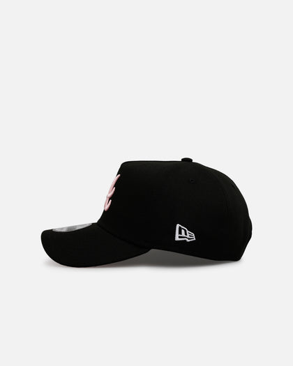 New Era Atlanta Braves 'Black And Pink' 9FORTY A-Frame Snapback Black/Pink