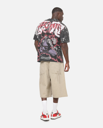 73Studio X Street Fighter Akuma All Over Print T-Shirt Black