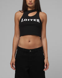 Loiter Women's Impact Multi Strap Tank Black