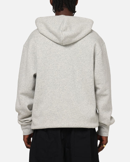 Jordan Brooklyn Fleece Pullover Hoodie Grey Heather/White
