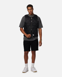 Carre Quilted Vest Black