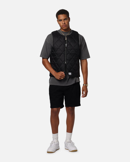 Carre Quilted Vest Black