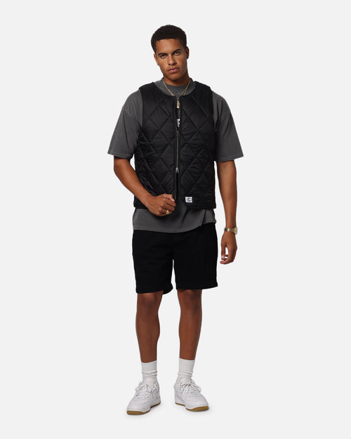 Carre Quilted Vest Black