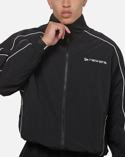 New Era Double Zip Track Jacket Black