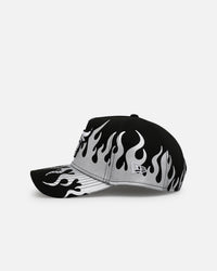 New Era Chicago Bulls 'Metallic Flames' 9FORTY A-Frame Snapback Black/Silver