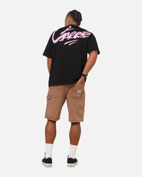 Carre Graffiti T-Shirt Black/Pink