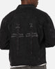 Saint Morta Daggers Cutoff Denim Jacket Vintage Black