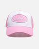 Von Dutch Pink & White Trucker Snapback Pink