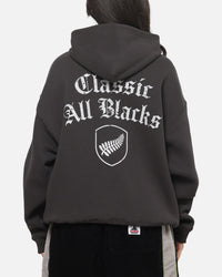 Mitchell & Ness Classic All Blacks Box Hoodie Washed Black