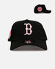 New Era Boston Red Sox 'Black And Pink' 9FORTY A-Frame Snapback Black/Pink