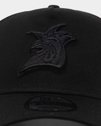 New Era Sydney Roosters 'Black On Black' 9FORTY A-Frame Snapback Black