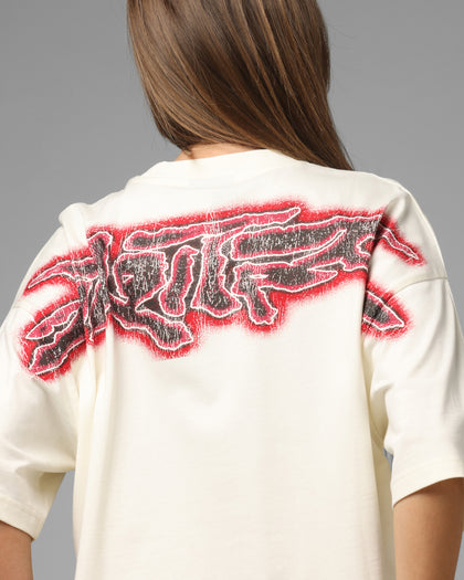 Loiter Airbrush Panther T-Shirt White