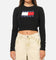 Tommy Jeans Women's TJW Sparkle Flag Sweater Black