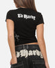 Ed Hardy Women's Cross Baby T-Shirt Black