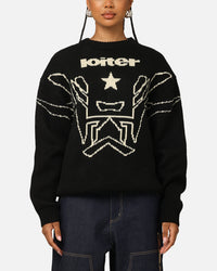 Loiter Substance Knit Sweater Black