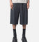 MNML Baggy Pleated Shorts Grey