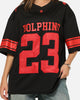 Bleacher Athletic Dolphins NRL Gridiron Mesh Jersey Official Team Color