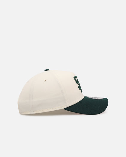 New Era San Diego Padres 'Pink Satin Hearts Green' 9FORTY A-Frame Snapback Chrome/Dark Green
