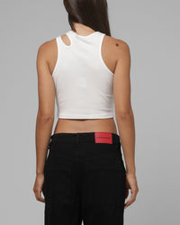 Loiter Women's Impact Multi Strap Tank White