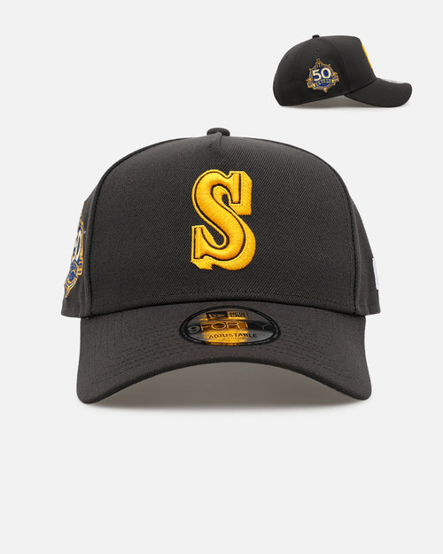New Era Seattle Mariners 'Anthracite' 9FORTY A-Frame Snapback Anthracite