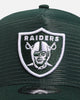 New Era Las Vegas Raiders 'Polychromatic Mesh' 9FORTY A-Frame Snapback Dark Green/White