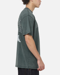 Bleacher Athletic South Sydney Rabbitohs NRL Attrition Washed T-Shirt Green