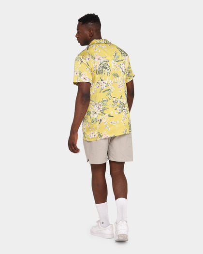 Club Paradise Lounge Shirt Yellow