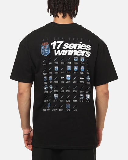 Mitchell & Ness New South Wales Blues 17 X Series Vintage T-Shirt Black