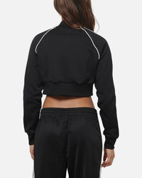 Adidas Women's SST Cropped Track Top Black/White