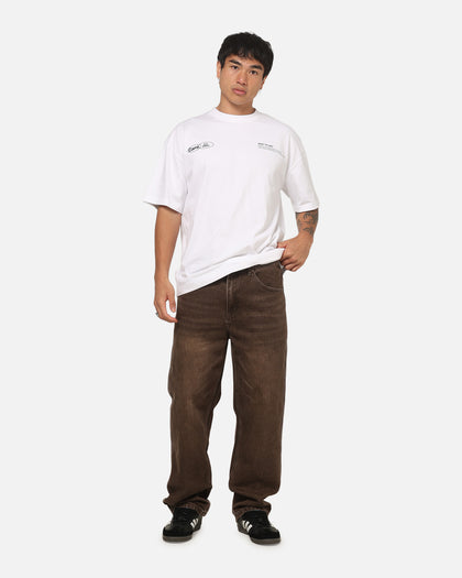 Carre Union Straight Fit Jeans Washed Brown