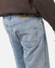 S Double Denim Standard Shorts Blue Washed Denim
