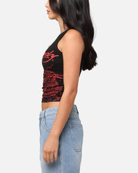 Ed Hardy Women's Dragon Tank Black/Red