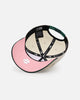 New Era Los Angeles Dodgers 'Pink Satin Hearts Green' 9FORTY A-Frame Snapback Chrome/Dark Green