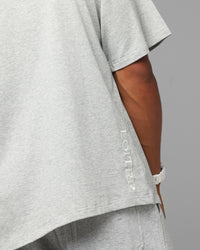 Loiter Hybrid Premium T-Shirt Grey Marle