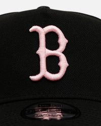 New Era Boston Red Sox 'Black And Pink' 9FORTY A-Frame Snapback Black/Pink