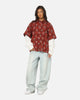 Saint Morta Sanctuary Layered Button Up Shirt Red