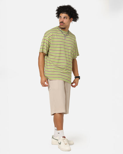 XXIII Standard Stripe T-Shirt Green/Orange